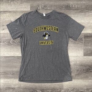 Southwestern University Gray Bella Canvas T-Shirt
